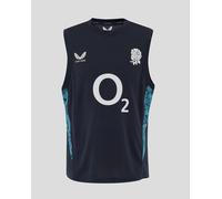 Castore England Rugby Performance Vest 2025 Juniors Encre/Tempête 11-12 (L) Unisex