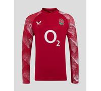 Castore England Rugby Pre Match Drill Top 2025 Adults Rouge/Blanc 2XL Male