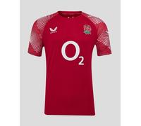 Castore England Rugby Pre Match T-Shirt 2025 Adults Rouge/Blanc XL Male