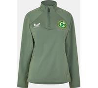 Castore Ireland Quarter Zip Drill Top 2023 Womens Jolly Green 12 (M) Female