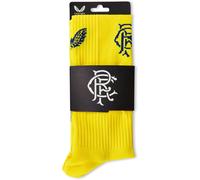 Castore Kids' Rangers Third Kit Replica Socks Jaune 3.5-6 Unisex