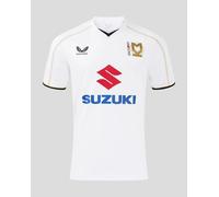 Castore Mk Dons Home Shirt 2024 2025 Adults Blanc M Male