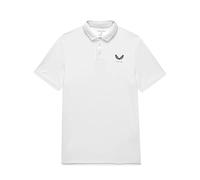 Castore Polo Golf Essential SS pour Homme, Blanc, XS