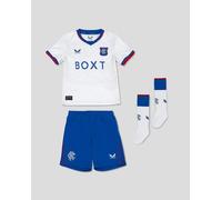 Castore Rangers Away Minikit 2024 2025 Infants Gris/Bleu 5-6 ans Male
