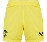 Castore Rangers Fc Third Goalkeeper Shorts Jaune M Male