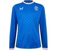 Castore Rangers Home Long-Sleeve Replica Football Shirt Bleu S Male