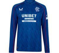 Castore Rangers Home Long Sleeve Shirt 2024 2025 Adults Bleu 2XL Male
