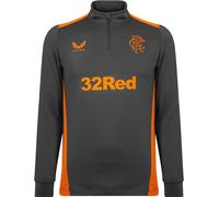 Castore Rangers Quarter Zip Top 2023 2024 Adults Ebène S Male