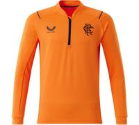 Castore Rangers Quarter Zip Top Mens Orange S Male
