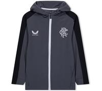 Castore Rangers Travel Hooded Jacket Juniors Irongate JS Unisex