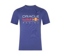 Castore Red Bull Racing F1 T-Shirt avec Logo sur Le Devant (FR/ES, Alpha/Lettres, L, Taille Normale, Taille Normale, Bleu)