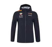 Red Bull Racing F1 Team Veste de pluie résistante à l'eau, bleu ciel nocturne, saison officielle 2025 (Royaume-Uni, Alpha, 3XL, régulier, bleu marine), bleu marine, 3XL