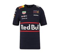 Castore Red Bull Racing T-Shirt F1 Team Formula Officiel Formule 1 Bleu Enfant (FR/ES, Âge, 10 Ans, Taille Normale, Ciel Nocturne)