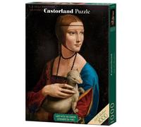 Castorland Art Collection - Dame à l'hermine, Léonard de Vinci - Teile