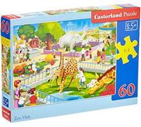 Castorland - B-066155 - Puzzle Classique - Zoo Visit - 60 Pièces - Multicolore