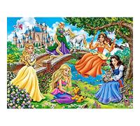 Castorland B-070022 Princesses in Garden Puzzle 70 pièces Multicolore