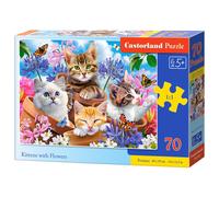Castorland B-070107 puzzle Jeu de puzzle 70 pièces Animaux