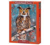 Castorland - B-52387 - Puzzle - Bubo attentif - 500 Pièces