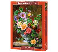 Castorland B-52868 Bloemen in een vaas, puzzel 500 stukjes, kleurrijk, 35 x 25 x