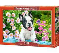 CASTORLAND Bouledogue français chiot Puzzle 500 pièces