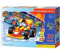 Castorland C-02306 Premium Racing Action Contour Maxi Puzzle 20 pièces Multicolore
