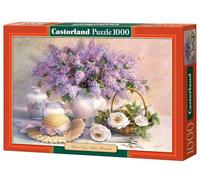 Castorland - C-102006-2 - Puzzle - Hardwick - Lilas et Roses - 1000 Pièces