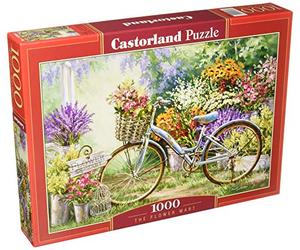 Castorland C-103898 Scie sauteuse 1000 pièces - Le Mart des Fleurs, Multicolore