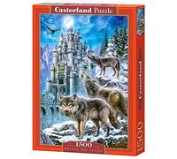 Castorland Puzzle Loups et Château 1500 pièces, C-151141-2, Medium