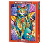 Castorland - C-151448-2 - Puzzle - Galchutt - Féline Fiesta - 1500 Pièces
