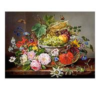 Castorland C-200658-2 Puzzle Still Life avec Fleurs et Panier à Fruits 2000 pièces