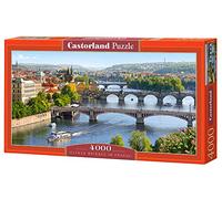 Castorland - C-400096-2 - Puzzle - Ponts sur la Rivière Vltava - Prague - 4000 Pièces