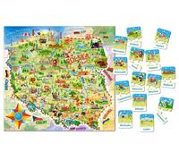 CASTORLAND Carte puzzle éducative de la Pologne