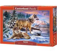 Castorland Puzzle Wolfish Wonderland – 500 pièces – Mixte – À partir de 10 ans – Blanc