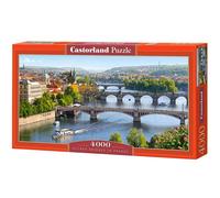 Castorland - C-400096-2 - Puzzle - Ponts sur la Rivière Vltava - Prague - 4000 Pièces
