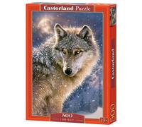Castorland - B-52431 - Puzzle - Loup Solitaire - 500 Pièces