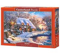 Castorland Puzzle CSB53278 Cottage en hiver 500 pièces
