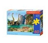 Castorland Dans le dinosaure Puzzle World 60 pièces Multicolore G