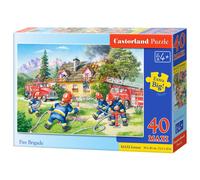 Castorland Fire Brigade 40 Maxi pcs Jeu de puzzle 40 pièces Dessins animés