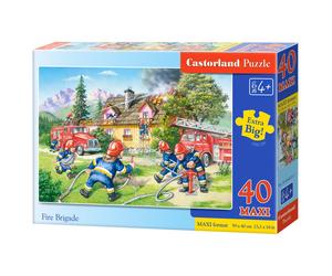 Castorland Fire Brigade 40 Maxi pcs Jeu de puzzle 40 pièces Dessins animés