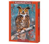 Castorland Great Horned Owl 500 pcs Jeu de puzzle 500 pièces Flora