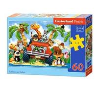 Castorland Jigsaw Softies Safari sur 60 pièces Multicolore