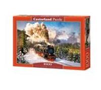 Castorland Jigsaw Steam Train à Steam Train de 1000 pièces Multicolore G