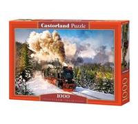 Castorland Jigsaw Steam Train à Steam Train de 1000 pièces Multicolore G