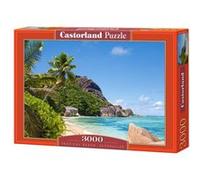 Castorland Jigsaw Tropical Beach, Seychelles 3000 pièces multicolore G
