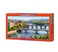 Castorland - C-400096-2 - Puzzle - Ponts sur la Rivière Vltava - Prague - 4000 Pièces