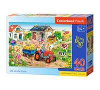 Castorland Life on the Farm 40 MAXI pcs Jeu de puzzle 40 pièces Dessins animés