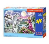 Castorland Puzzle Princesse et Licornes B-13098-1 120 pièces