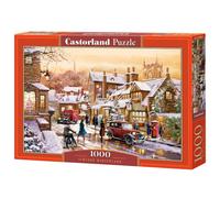 CASTORLAND puzzle 1000 pièces - Ville d'hiver