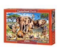 Castorland Puzzle Animaux de la Savane – 1500 pièces