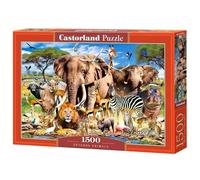 Castorland Puzzle 1500 pièces : Animaux de la Savane